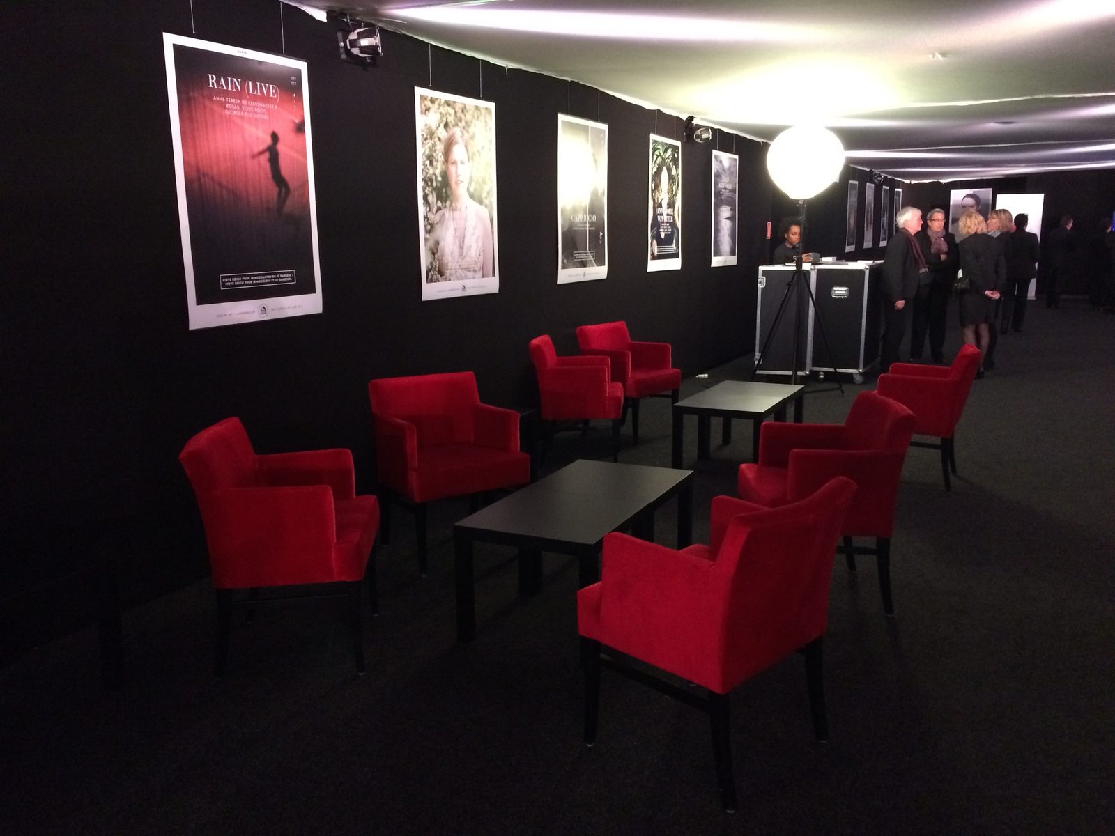 Le salon et les affiches
